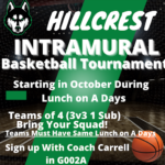 Join the Hillcrest Intramural Basketball Tournament!