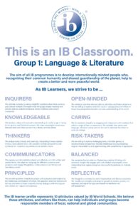 Group 1: Language & Literature